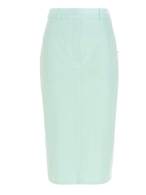 Sportmax Poplin Midi Skirt