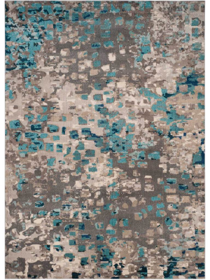 Monaco Gray/light Blue Area Rug