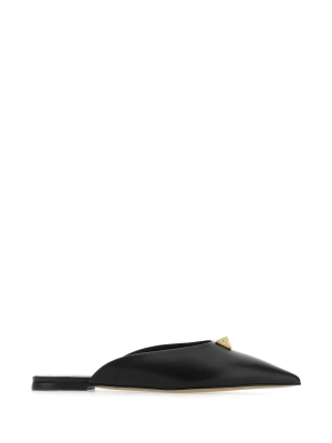 Valentino Garavani Roman Stud Flat Mules