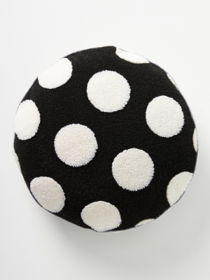 Sherpa Polka Dot Pillow