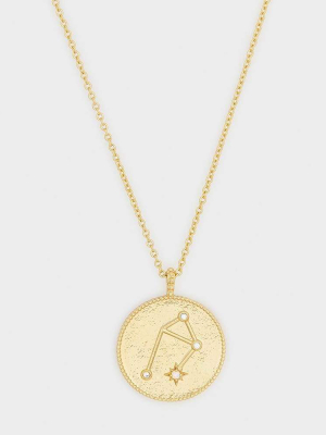 Astrology Coin Necklace (libra)