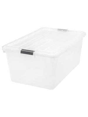 Iris Buckle Down Plastic Storage Bin