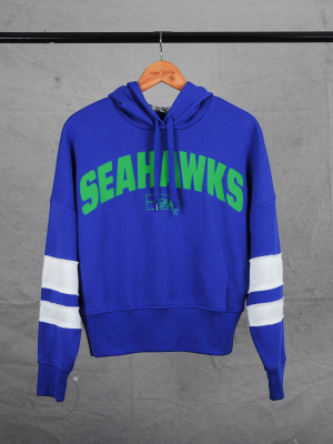 Womens Seahawks Sideline Striped Fleece