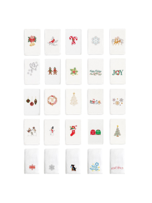 2pk Holiday Hand Towel Collection - Linum Home Textiles