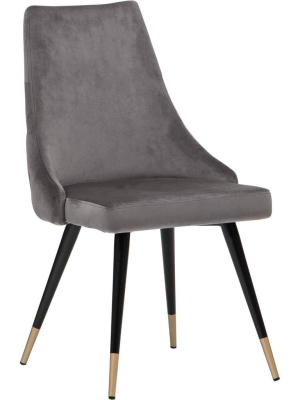 Piccolo Dining Chair, Dark Gray (set Of 2)