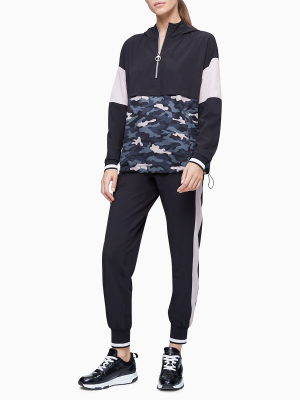 Performance Printed Colorblock Joggers