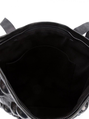 Leather Backpack '3' (backpack 3 Black)