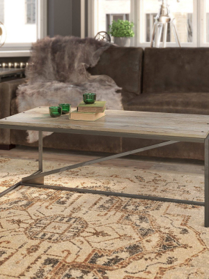 Refinery Coffee Table Rustic Gray - Bush Furniture