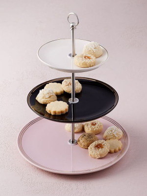 Fishs Eddy Gilded Petit Four Stand