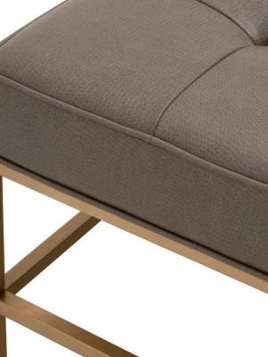 Blu Home Brule Upholstered Coffee Table - Ore Gray