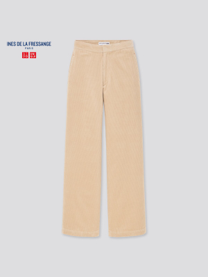 Women Corduroy Wide Pants (ines De La Fressange)