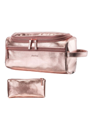 'margaret' Rose Gold Travel Pouch