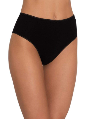 Eberjey Pima Goddess E/day H.w. Brief Black