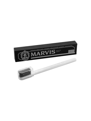 White Soft Bristle Marvis Toothbrush