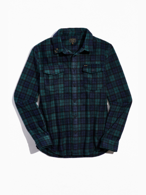 Dark Seas Plaid Button-down Shirt