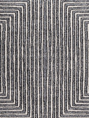 Surya Rug Nepali Npi-2317, Medium Gray/cream/black