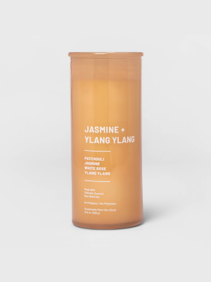 10.5oz Glass Jar Wellness Candle Jasmine & Ylang Ylang - Project 62™