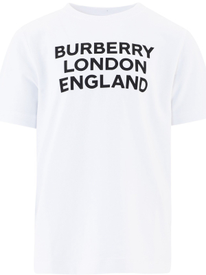 Burberry Kids Logo Printed T-shirt