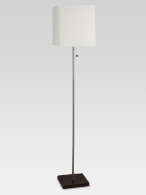 Square Stick Floor Lamp Silver - Threshold™