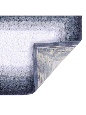 Torrent Collection Ombre Pattern Bath Rug - Better Trends