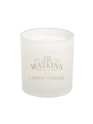 J.r. Watkins Lemon Cream Soy Candle - 5.5oz