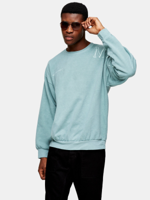 Green Montreal Sleeve Sweatshirt