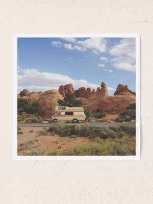 Kevin Russ Rock Camper Art Print