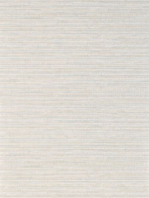 Sample Esparto Wallpaper In Gray From The Deya Collection By Matthew Williamson