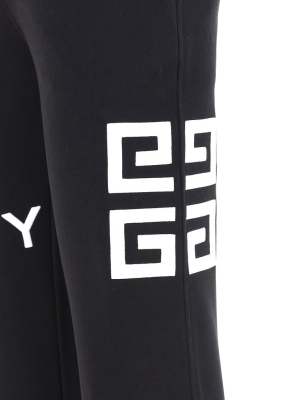 Givenchy 4g Embroidered Slim-fit Jogger Pants