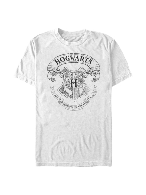 Men's Harry Potter Hogwarts 4 House Crest T-shirt