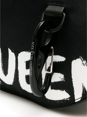 Alexander Mcqueen Graffiti Logo Belt Bag