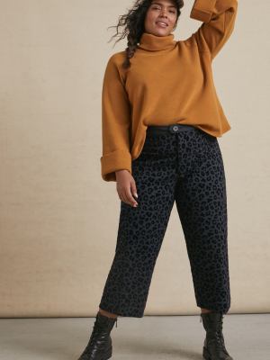 Eve Ponte Wide-leg Pants