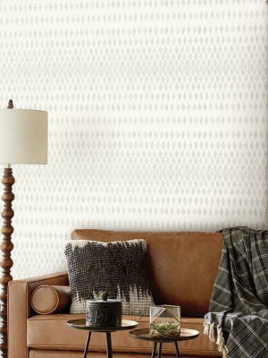 Diamond Ombre Wallpaper In Grey And White From The Simply Farmhouse Collection By York Wallcoverings