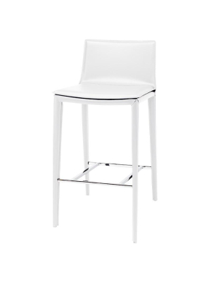 Nuevo Palma Bar Stool - White