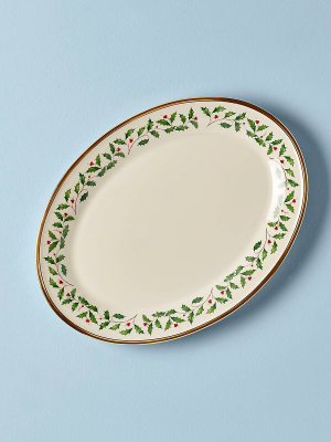 Holiday Oval Serving Platter