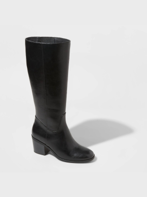 Women's Vivian Heeled Riding Boots - A New Day™