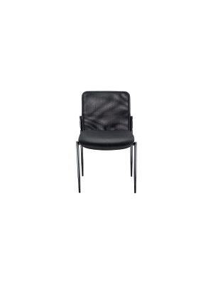 Staples Roaken Mesh Guest Chair Without Arms Black 204115