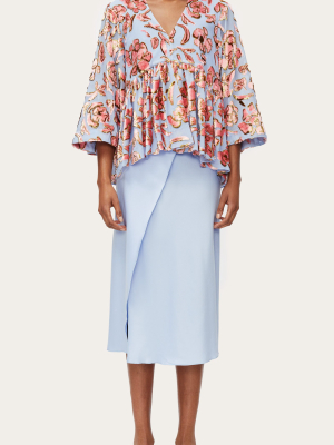 Palmer Floral Chiffon Top
