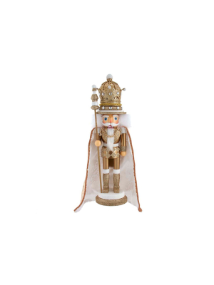 Kurt Adler 17.5" Hollywood Gold King Nutcracker