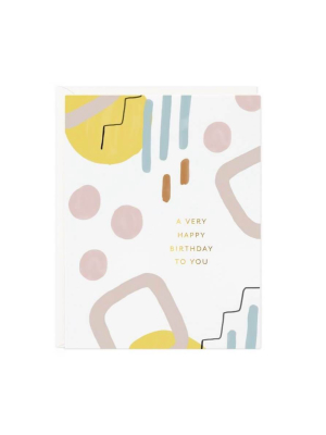 Ramona & Ruth Birthday Abstract Card