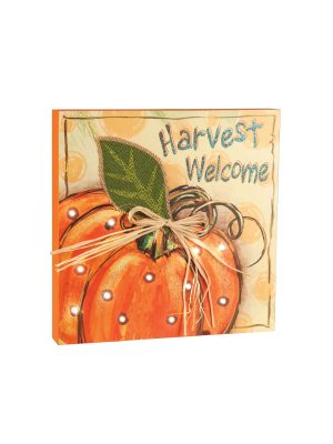 C&f Home Led Harvest Welcome Sign