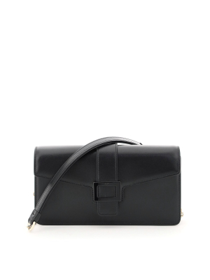 Roger Vivier Viv' Lacquered Buckle Clutch Bag