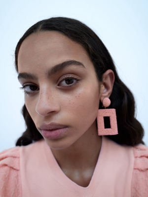 Square Bead Earrings