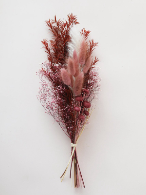 Petite Mauve Dried Flower Bundle - 6-16"