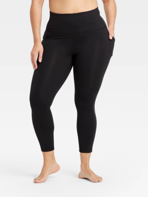 Women's Contour Curvy High-waisted Leggings With Power Waist 25" - All In Motion™