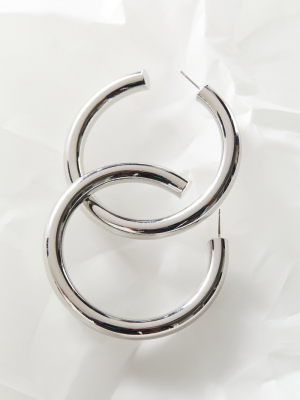 Extra-large Hollow Hoop Earring