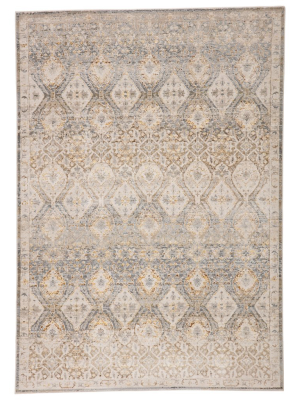 Vibe By Jaipur Living Hakeem Oriental Gray/ Gold Runner Rug (2'2"x8')