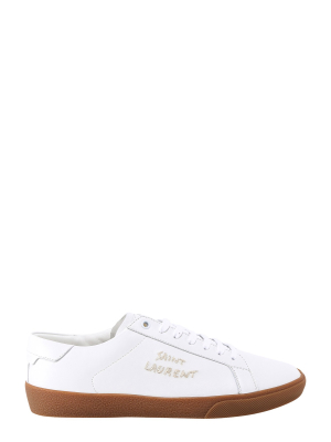 Saint Laurent Court Classic Sl/06 Embroidered Sneakers