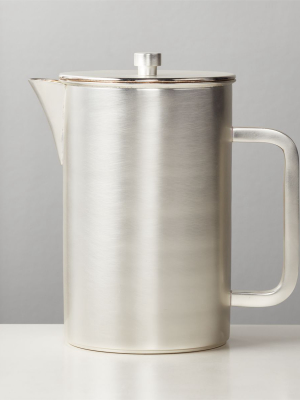 Petra Silver French Press