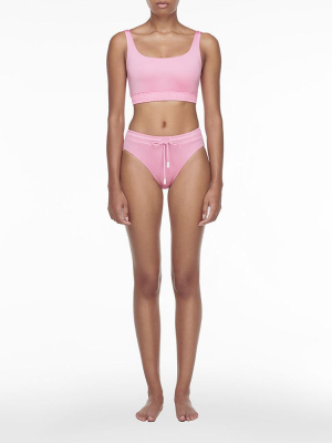 Track Bikini Top Bubblegum Pink